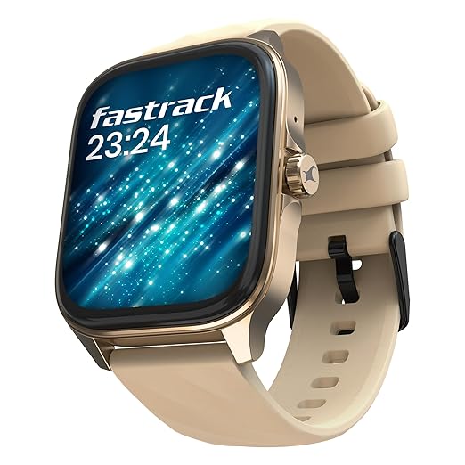 Fastrack Limitless FS2+ Smart Watch, 2.01" UltraVU Display, Functional Crown, SingleSync BT Calling, 110+ Sports Modes, 200+ Smartwatch Faces, Upto 7 Day Battery, AI Voice Assistant (Black)