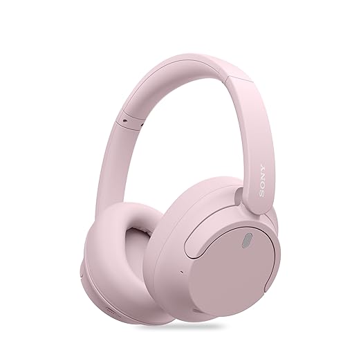 Sony WH-CH720N Active Noise Cancellation Wireless Bluetooth Over Ear Headphones with Mic, Adaptive Sound Control, Quick Charge, Up to 35Hrs Battery, Customized EQ- Blue