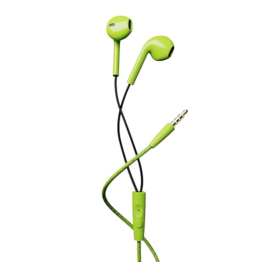 boAt Bassheads 105 Wired in Ear Earphones with Mic (Blue)
