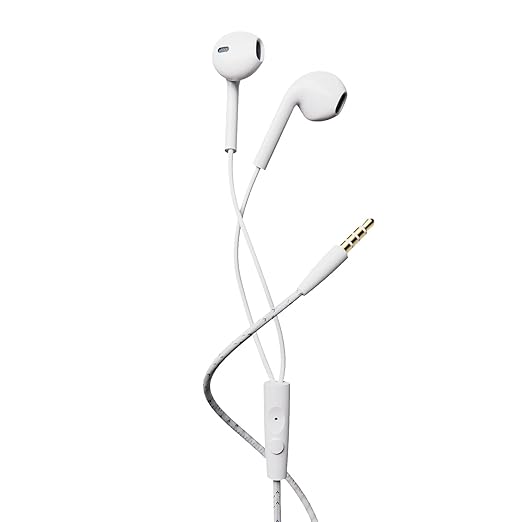 boAt Bassheads 105 Wired in Ear Earphones with Mic (Blue)