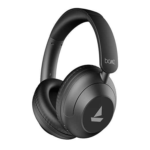 boAt Rockerz 650 Pro (2025 Launch),Touch/Swipe Controls,Dolby Audio,80Hrs Battery,2Mics Enx,Fast Charge,App Support,Dual Pair,Bluetooth Over Ear Headphones,Wireless Headphone with Mic (Starry Night)
